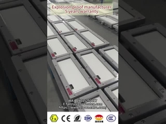 lampu tanda keluar tahan ledakan ATEX EAC disetujui untuk lingkungan berbahaya 180 menit darurat