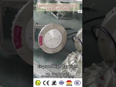 Exproof Flameproof LED Bay Light dengan WF2 ATEX Disetujui untuk Div 1 240Watt 180lm/w