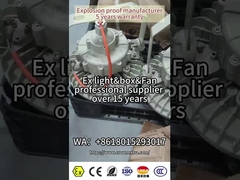 ATEX RoHS Lampu LED tahan led dengan Cree Bead 180lm/watt untuk zona berbahaya 1