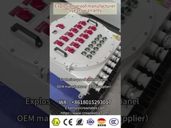 Flameproof Panel kontrol papan kotak distribusi