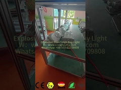 Lampu High Bay Tahan Ledakan Bersertifikasi ATEX - Kecerahan 200W=500W untuk Gudang