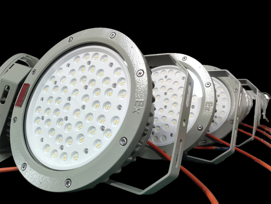 Bracket Mount Explosion Proof High Bay Led Light Untuk Pembuatan Gas Tambang Petrochemicalcl Lampu Luar Ruang