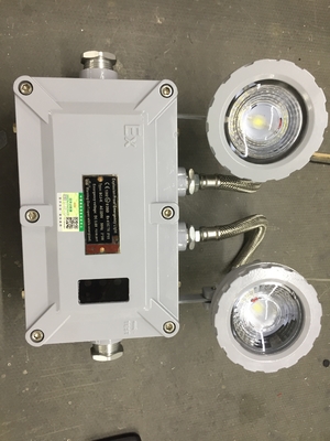 2*3W CCT 4500-6500K lampu darurat LED tahan api dengan Ex Db Eb IIC T6 Gb/Ex Tb IIIC T80\u2103 Db