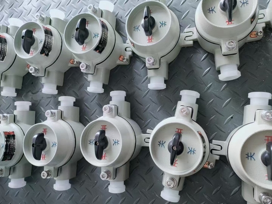 Surface Mount 10A Explosion Proof Switch dengan G3/4 Kabel Entry IP66 Ex Db IIC Perlindungan