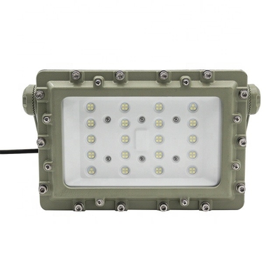 CRI Ra≥80 Lampu sorot LED tahan ledakan Sertifikasi ATEX IECEx RoHS CNEX ISO9001 Untuk eksplorasi minyak dan gas