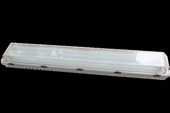 Lampu Linier Ex-Proof IP66 WF2 Tingkat Perlindungan Lampu Fluoresen Ex Mark Ex Tb IIIC T80°C Db untuk Fasilitas Petrokimia