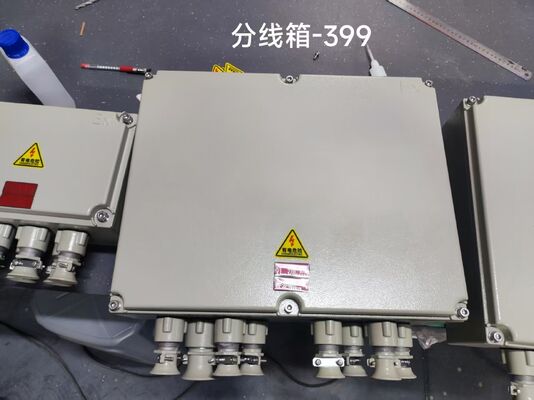 Kotak Sambungan Tahan Ledakan Kustom Paduan Aluminium Tahan Korosi M20 Bersertifikat Atex