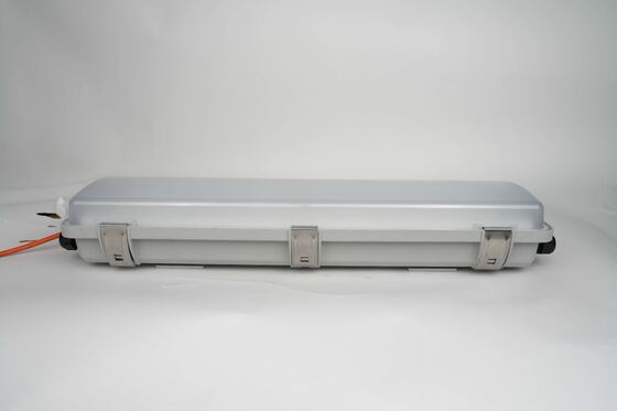 Pemasangan di Langit-langit/Dinding/Lantai GRP Shell Tahan Lama yang Hemat Biaya BYS 18-36W Lampu Linier Tahan Ledakan untuk Industri Farmasi