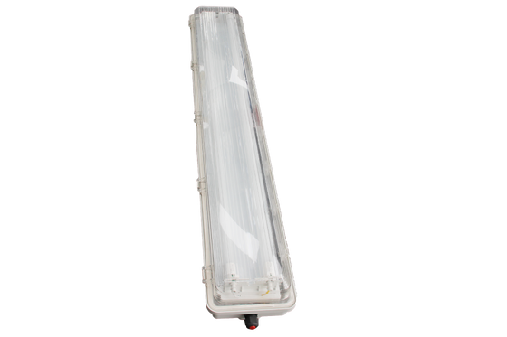 Lampu Linier Area Berbahaya IP66 Peringkat Lingkungan WF2, Lampu Strip Bersertifikat Ex Tb IIIC T80°C Db untuk Pabrik Industri Petrokimia