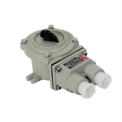 10 Switch Transfer Rotary Selector Cnx yang Buktinya Ledakan Zona 1/2 & 21/22, 220 VAC, Aluminium