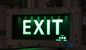 ATEX Area Berbahaya Explosion Proof Exit Sign IP65 G3/4 220VAC 50-60Hz 3W
