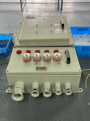 IP65 Papan kontrol listrik yang dipasang di dinding dari baja tahan karat AC 220V/380V Ex Proof Control Panel