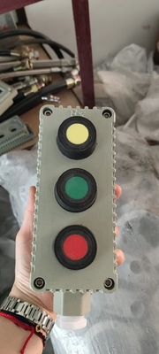 Kotak persimpangan tahan ledakan dengan penyemprotan elektrostatik dengan kandang baja tahan karat 316L