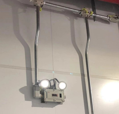 2*4.5w darurat lampu depan ganda dinding dipasang ATEX led lampu tahan led led lampu darurat untuk tempat berbahaya