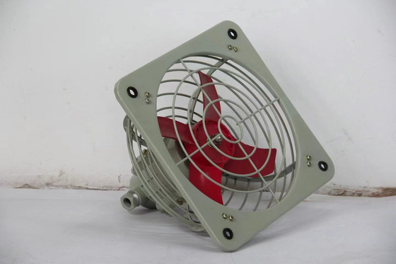 Kekuatan tinggi 120-750w kipas knalpot tahan ledakan dengan perangkat peredam getaran yang cocok untuk zona 1,2