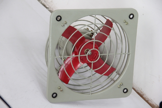 Kekuatan tinggi 120-750w kipas knalpot tahan ledakan dengan perangkat peredam getaran yang cocok untuk zona 1,2