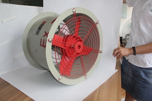 2000m3/h 1450r/m Kipas Aksial Buktinya Ledakan Dengan Diameter 250mm Untuk Lingkungan Berbahaya Ledakan