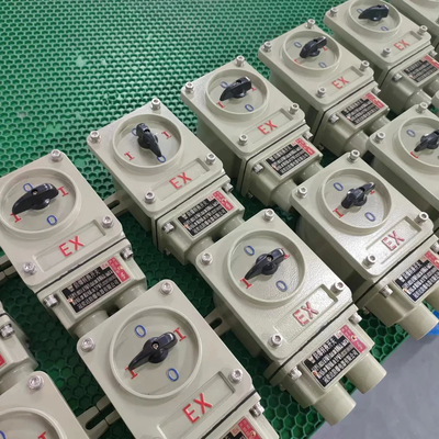 Surface Mount 220V/380V Explosion Proof Switch dengan tingkat perlindungan IP65