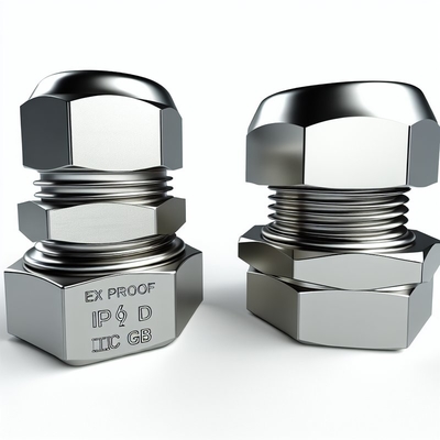 II 2G Ex Db Eb IIC T6 Gb II 2D Ex Tb IIIC T80°C Db Ex Proof Cable Gland Single Wire Armor