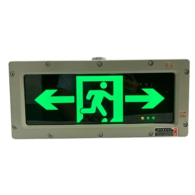 4J Impact Transparan Tutup dinding pemasangan LED tahan api Lampu darurat 100lm / W Efisiensi cahaya LED Sumber cahaya