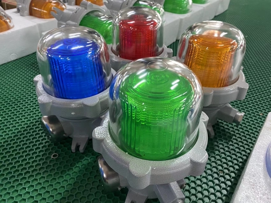 Lampu peringatan tahan ledakan dan lampu alarm langit-langit dipasang 150 kali per menit Frekuensi berkedip