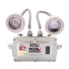 Lampu darurat tahan api ATEX dengan LED untuk dinding di dalam ruangan / luar