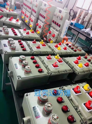 IP66 Aluminium ≤225A Voltage Flameproof Control Panels Explosion Proof Distribution Panel Untuk Lokasi Berbahaya