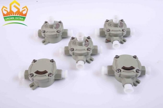 Pabrik langsung IP65 Waterproof Explosion Proof Junction Box yang terbuat dari paduan aluminium untuk G1/2&quot; G3/4&quot; G1&quot; G1.1/4