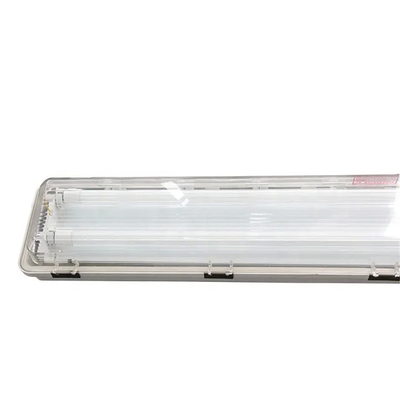 Bahan GRP kekuatan tinggi 1200mm 2*18w lampu fluoresen tahan ledakan untuk Industri Kimia