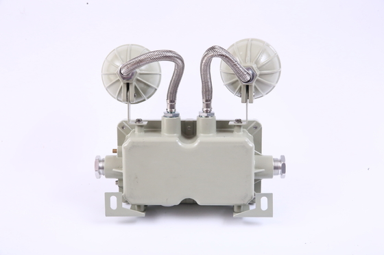 2*5w Ex Proof Aluminium Lampu darurat 65-85DB Alarm Decibel IP66