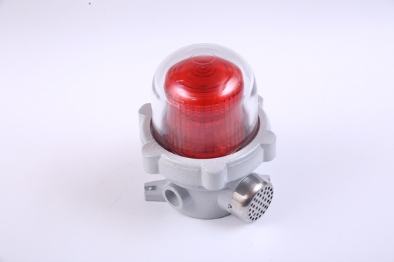 IP66 Beacon Alarm Lokasi Berbahaya 5-40W Cepat Mulai 220VAC