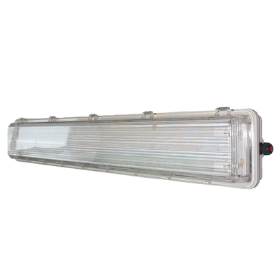 Lampu linier tahan ledakan dengan ATEX IECEx WF2 IP66 100lm/w untuk zona 1,2&amp;21,22