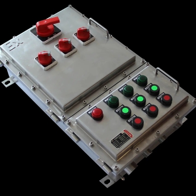 Ex Db Eb IIC T6 Gb Panel Kontrol ATEX Aluminium yang dipasang di dinding