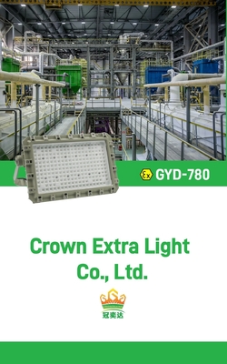 ATEX IECEx RoHS CNEX 150W Lampu Led Buktinya Led Untuk Pencahayaan Industri 5 tahun garansi