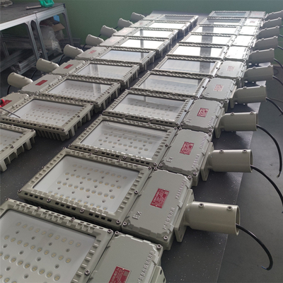 Lampu jalan led tahan led 250w untuk kilang 100-277v 130lm/W disetujui ATEX/IECEx/RoHS