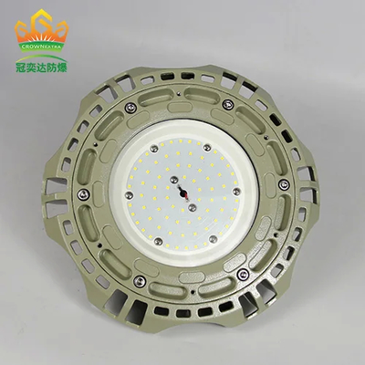 Fitur lampu bay tahan ledakan dengan aluminium alloy housing untuk pencahayaan industri