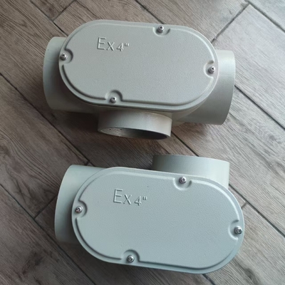 Atex Safety Explosion Proof Wiring Box Enclosure With WF2 Untuk Aluminium Lapangan Minyak 220/380VAC
