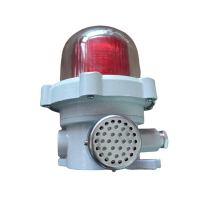 Pemberitahuan tahan ledakan suara dan visual Lampu alarm ATEX Kelas Industri Untuk Lokasi Berbahaya 120-180DB