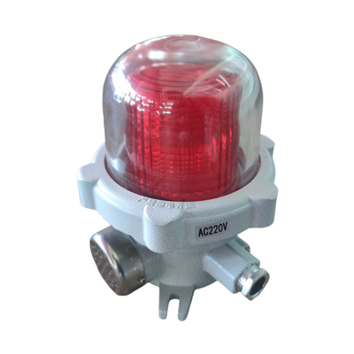 Pemberitahuan tahan ledakan suara dan visual Lampu alarm ATEX Kelas Industri Untuk Lokasi Berbahaya 120-180DB