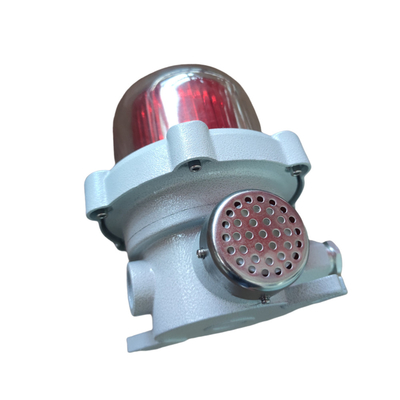 Pemberitahuan tahan ledakan suara dan visual Lampu alarm ATEX Kelas Industri Untuk Lokasi Berbahaya 120-180DB