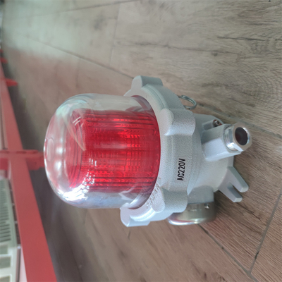 Zona 1 2 / Zona 21 22 Lampu Alarm Halangan Penerbangan Bersertifikasi ATEX IECEx Sinyal Aman Pencahayaan untuk Area Berbahaya