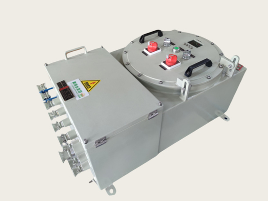 Panel kontrol anti ledakan aluminium laut dengan entri yang disesuaikan untuk industri kimia ≤225A