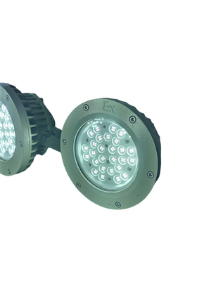 Div 1 ATEX Disetujui Exproof Flameproof LED Bay Light dengan WF2 Degree 150Watt 180lm/w