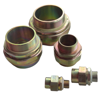 Perak Kuningan 6-12mm Clamping Ex Proof Gland permukaan halus
