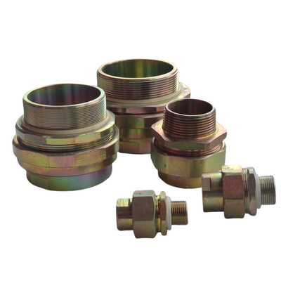 Perak Kuningan 6-12mm Clamping Ex Proof Gland permukaan halus