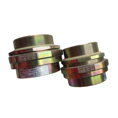 ATEX Single Wire Armor Silver Ex Proof Cable Gland Dengan Peringkat IP68