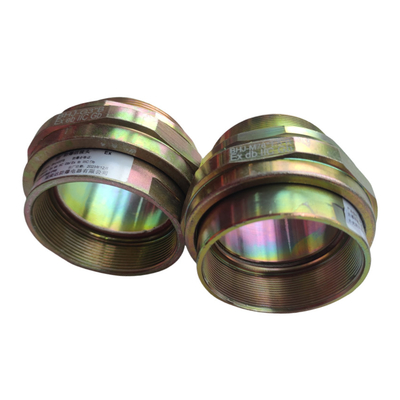 ATEX Single Wire Armor Silver Ex Proof Cable Gland Dengan Peringkat IP68
