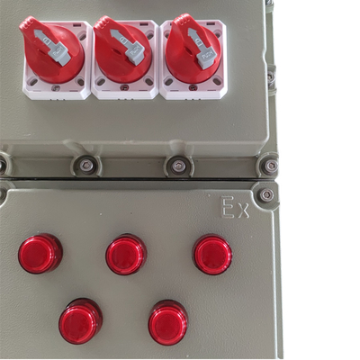 Flameproof IP66 Ex Db Eb IIC T6 Gb Ex Tb IIIC T80.C Db Panel kontrol aluminium yang dipasang di dinding