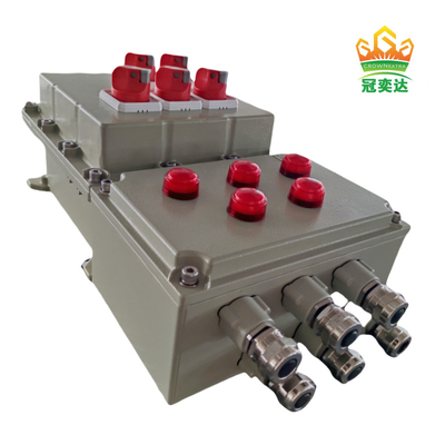 Flameproof IP66 Ex Db Eb IIC T6 Gb Ex Tb IIIC T80.C Db Panel kontrol aluminium yang dipasang di dinding