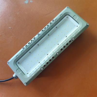 Lampu linier Led Ex-Proof ATEX IEC RoHS IP66 WF2 kelas laut Aluminium 100lm/w 295v 80watt untuk Zona 1,2,21,22